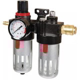 EINHELL Unité d'entretien combinée R 3/8" avec lubrificateur Noir