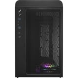 FSP S380-BA Micro Tower Noir boîtier midi tower Noir | 2x USB-A | 1x USB-C | RGB | Window