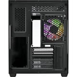 FSP S380-BA Micro Tower Noir boîtier midi tower Noir | 2x USB-A | 1x USB-C | RGB | Window