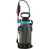 GARDENA 11138-20 Pulvérisateur de jardin Pulvérisateur de jardin dorsal 5 L, Pompes et pulvérisateurs Gris/Turquoise, Pulvérisateur de jardin dorsal, 5 L, Noir, Extérieure