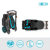 GARDENA PowerMax Duo 46/36V solo, 14646-55, Tondeuse à gazon Noir/gris