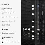 Hisense 100E7DS PRO téléviseur Hi-QLED 100" 4K Ultra HD Noir/gris foncé, 2,54 m (100"), 3840 x 2160 pixels, QLED, Smart TV, Wifi, Noir