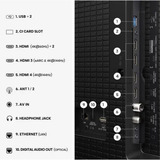 Hisense 100E7DS PRO téléviseur Hi-QLED 100" Ultra HD QLED Noir/gris foncé