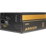 Inter-Tech SAMA FTX-850-B ARMOR unité d'alimentation d'énergie 20+4 pin ATX ATX Noir alimentation  modulaire 850 watt Noir, 4x PCIe, 850 W, 110 - 240 V, 850 W, 47 - 63 Hz, 6 - 15 A, Actif