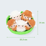 Just Play Vaches Highland de soutien émotionnel, Peluche 