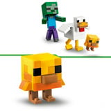 LEGO Minecraft Cavalier de Poulets, Jouets de construction 
