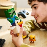 LEGO Minecraft Cavalier de Poulets, Jouets de construction 