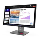 Lenovo ThinkVision P24Q-40 23.8" Moniteur Noir, 1x DisplayPort, 1x HDMI, 1x USB-C, 3x USB-A, 60,5 cm (23.8"), 2560 x 1440 pixels, Quad HD, LCD, 6 ms, Noir