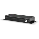 Lindy 42794, Hub USB Noir