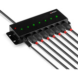 Lindy 42794, Hub USB Noir
