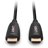 Lindy Câble hybride à fibre optique HDMI 2.1 8K60 Noir
