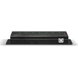 Lindy Hub métallique USB 2.0 7 ports, Hub USB Noir