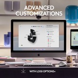 Logitech MX Master 3S pour Mac, Souris Graphite, 200 à 8000 ppp, Bluetooth Low Energy