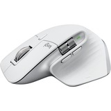 Logitech MX Master 3S souris Droitier RF Sans fil + Bluetooth Optique 8000 DPI Gris clair, Droitier, Optique, RF Sans fil + Bluetooth, 8000 DPI, Argent, Blanc