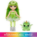 MGA Entertainment Rainbow High Littles Fantasy Fairies - Emerald, Poupée 