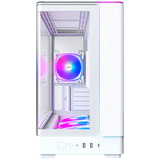 Montech  boîtier midi tower Blanc | 2x USB-A | 1x USB-C | RGB | Window