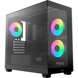 Ocypus Gamma C50 ARGB boîtier mini tower Noir | 3x USB-A | RGB | Window