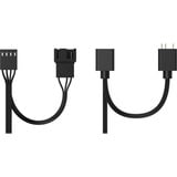 Ocypus  boîtier mini tower Noir | 3x USB-A | RGB | Window