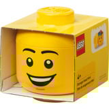 Room Copenhagen Tête de rangement LEGO "Happy Boy", mini, Boîte de rangement Jaune