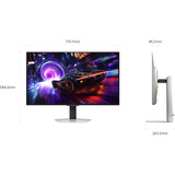 SAMSUNG  32" 4K UHD Moniteur gaming  Argent