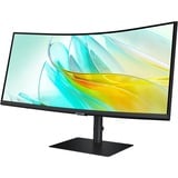 Samsung S65UC écran plat de PC 86,4 cm (34") 3440 x 1440 pixels UltraWide Quad HD LCD Noir Moniteur incurvé Noir, 1x DisplayPort, 1x HDMI, 1x USB-C, 3x USB-A, 1x RJ-45, 86,4 cm (34"), 3440 x 1440 pixels, UltraWide Quad HD, LCD, 5 ms, Noir