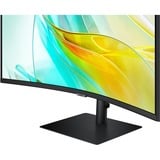 Samsung S65UC écran plat de PC 86,4 cm (34") 3440 x 1440 pixels UltraWide Quad HD LCD Noir Moniteur incurvé Noir, 1x DisplayPort, 1x HDMI, 1x USB-C, 3x USB-A, 1x RJ-45, 86,4 cm (34"), 3440 x 1440 pixels, UltraWide Quad HD, LCD, 5 ms, Noir