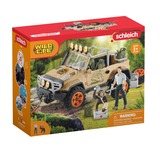 Schleich Wild Life - Camion tout-terrain avec treuil, Figurine 42410