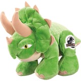 Schmidt Spiele Jurassic World, Triceratops, Peluche Vert/Beige