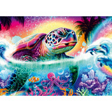 Schmidt Spiele Sheena Pike : Tortue néon, Puzzle 