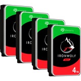Seagate IronWolf NAS, 4x 4 To, Disque dur 4XST4000VN008, SATA/600, 24/7