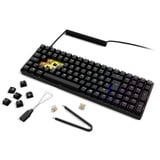 Sharkoon SKILLER SGK50 S2 PBT, clavier gaming Noir, Layout DE, Gateron G Pro 3.0 Yellow