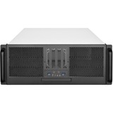 SilverStone SST-RM41-506 unité centrale Support, Boîtier en rack Noir, Support, Serveur, ATX, CEB, micro ATX, Mini-ITX, SGCC, 4U, 14,8 cm