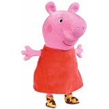 Simba Peppa Pig avec son, Peluche Rose/Rouge