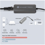 Sonnet Solo5G USB-C vers Ethernet 5Gb, Carte réseau Noir