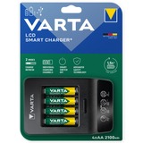 Varta LCD SMART CHARGER+ Pile domestique Secteur, Chargeur Alcaline, Surcharge, AA, AAA