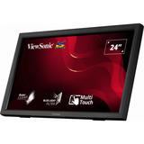 ViewSonic TD2423 écran plat de PC 59,9 cm (23.6") 1920 x 1080 pixels Full HD LED Écran tactile Multi-utilisateur Noir Moniteur Noir (Mat), 1x HDMI, 1x DVI, 1x VGA, 2x USB-A, 59,9 cm (23.6"), 1920 x 1080 pixels, Full HD, LED, 7 ms, Noir