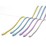 goobay Câble en silicone USB 2.0 jaune, connecteur USB-C > connecteur USB-C Jaune