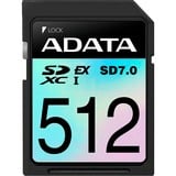 ADATA Premier Extreme 512 Go SDXC UHS-I Classe 10, Carte mémoire Noir, 512 Go, SDXC, Classe 10, UHS-I, 800 Mo/s, 700 Mo/s