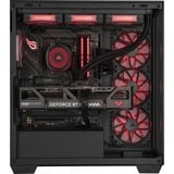 ALTERNATE Custom PC Series • iCUE Red Elements Gaming-PC, PC gaming Noir/transparent