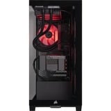 ALTERNATE Custom PC Series • iCUE Red Elements Gaming-PC, PC gaming Noir/transparent