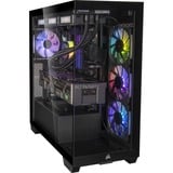 ALTERNATE Custom PC Series • iCUE Red Elements Gaming-PC, PC gaming Noir/transparent
