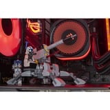 ALTERNATE Custom PC Series • iCUE Red Elements Gaming-PC, PC gaming Noir/transparent