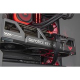 ALTERNATE Custom PC Series • iCUE Red Elements Gaming-PC, PC gaming Noir/transparent
