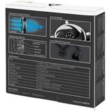 ARCTIC BioniX P120 Boitier PC Ventilateur 12 cm Noir, Blanc, Ventilateur de boîtier Noir/Blanc, Ventilateur, 12 cm, 2100 tr/min, 25,5 dB, 67,56 cfm, 114,79 m³/h