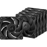 ARCTIC P12 Pro PST LN ventilateurs de boîtier Noir, 5 pièces, 120 x 120 x 25 mm, PWM