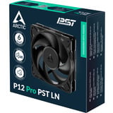 ARCTIC P12 Pro PST LN ventilateurs de boîtier Noir, 5 pièces, 120 x 120 x 25 mm, PWM