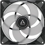 ARCTIC P14 PWM PST A-RGB ventilateur de boîtier Noir, 140 x 140 x 27 mm, Ventilateur, 14 cm, 0 tr/min, 1900 tr/min, 0,3 sone, 117,06 m³/h