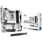 ASRock  carte mère socket 1700 Blanc/Noir