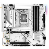 ASRock  carte mère socket 1700 Blanc/Noir