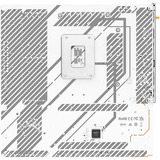 ASRock  carte mère socket 1700 Blanc/Noir